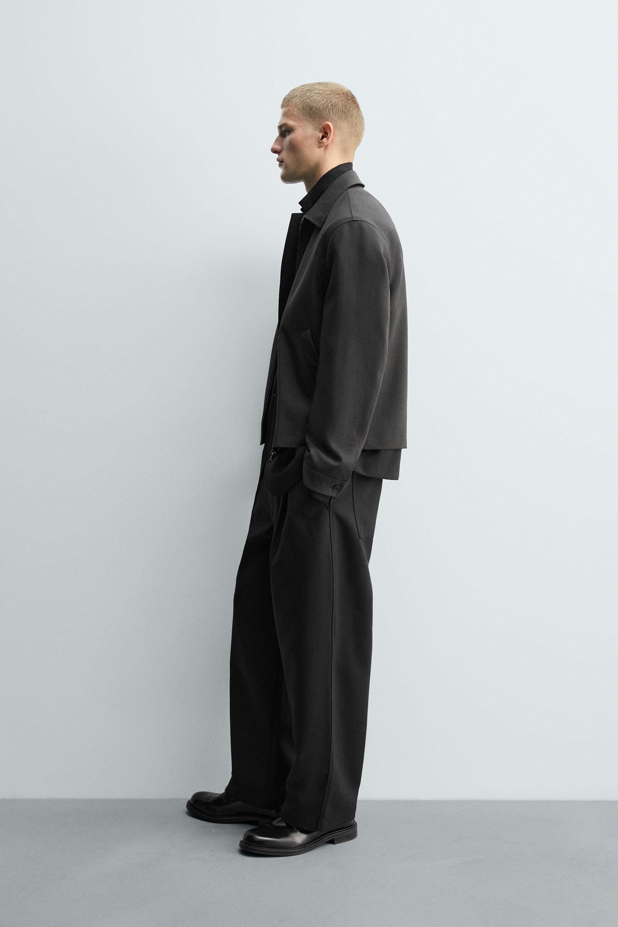 PLEATED BALLOON FIT PANTS